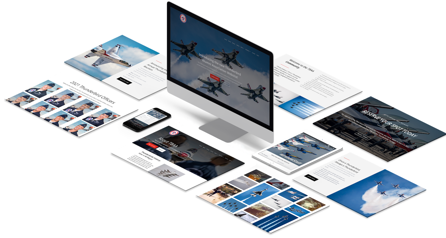 Thunderbird Alumni Association Website Design Feature by The Dropup Agency